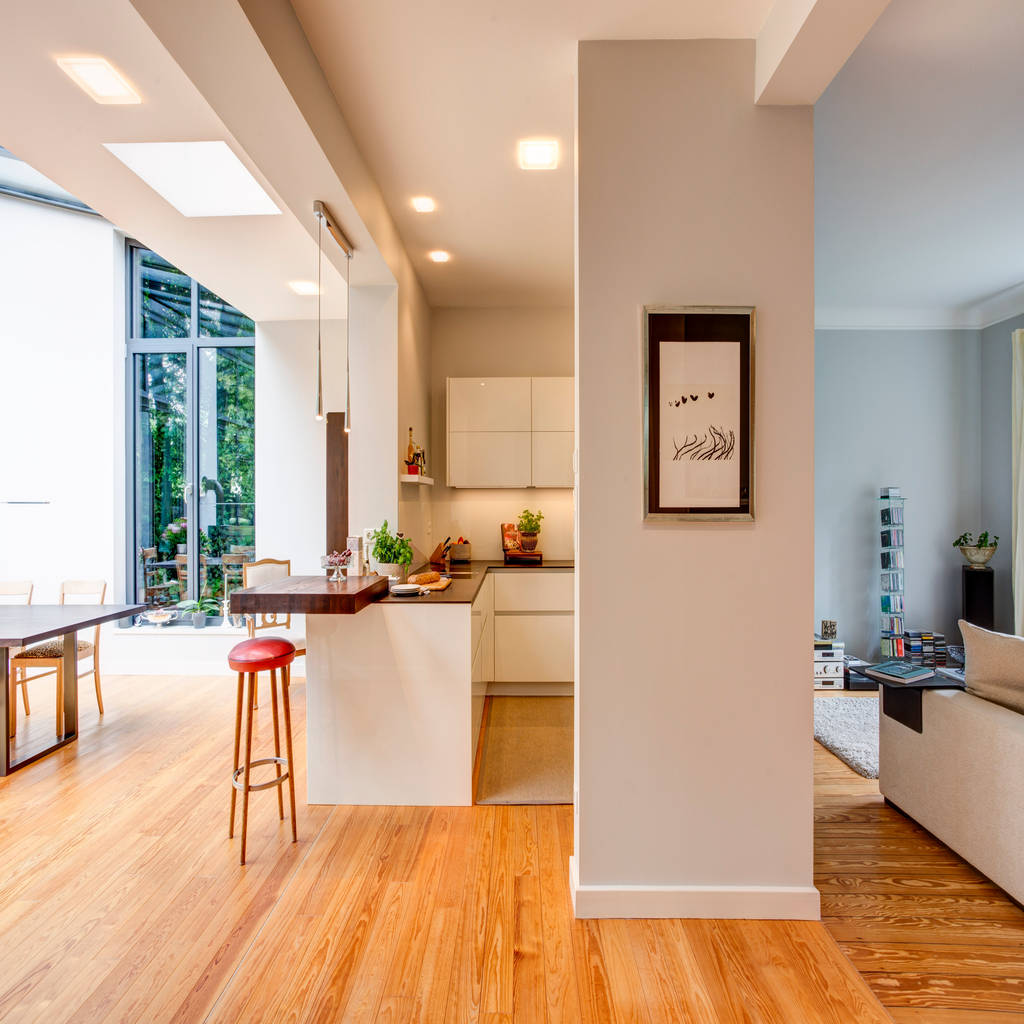 Wintergarten und bad für ein backsteinhaus moderner wintergarten von