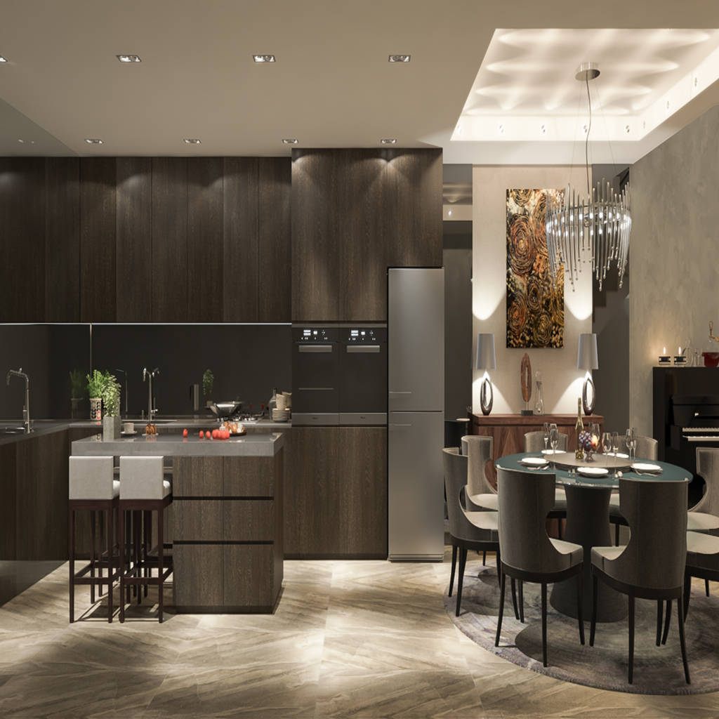 Resort Style At Kew Crescent Classic Style Dining Room By