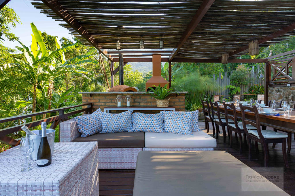 Terraço casa rústica – por patrícia nobre | homify