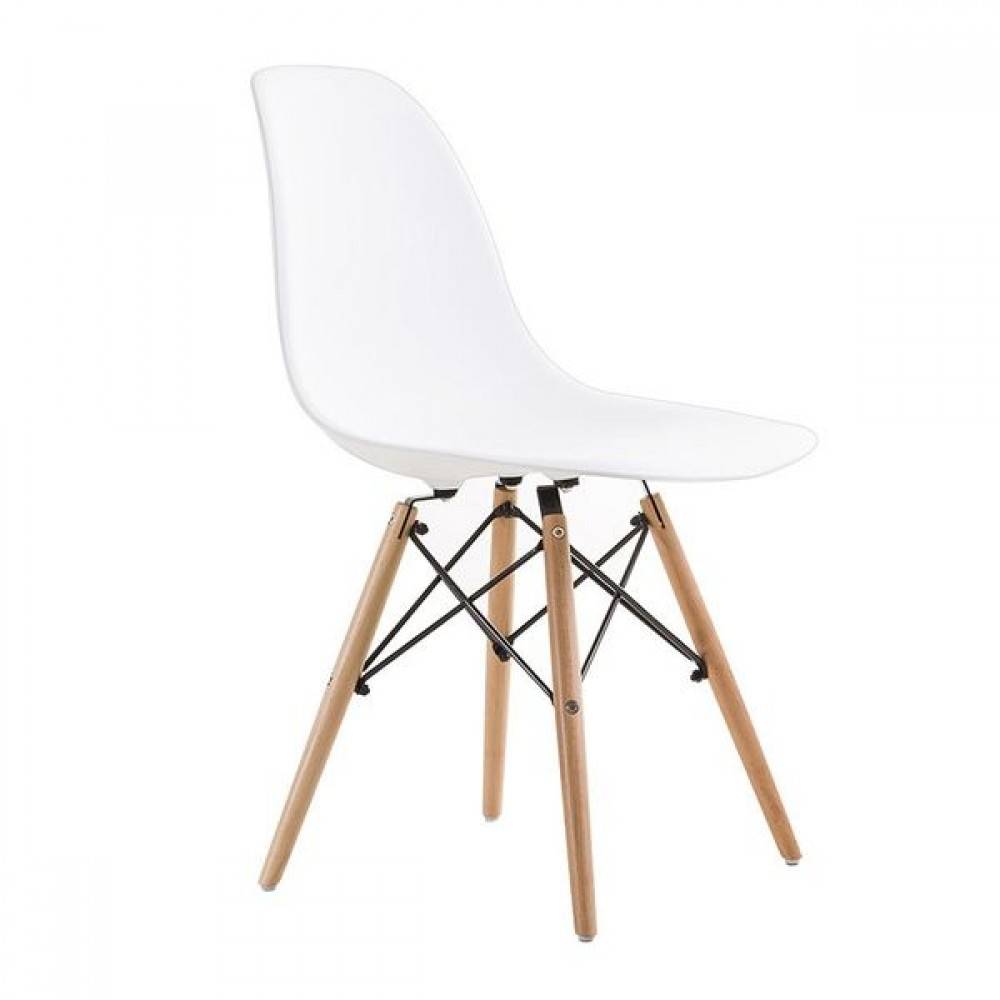 Beyaz eames sandalye cafe sandalyeleri modern mutfak ahşapplastik
