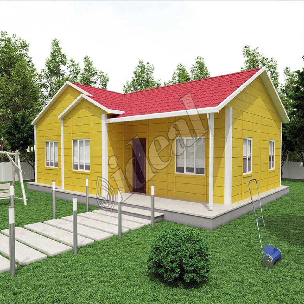 Prefabrik ev 122 m² i̇deal ev (prefabrik evim) modern yönlendirilmiş