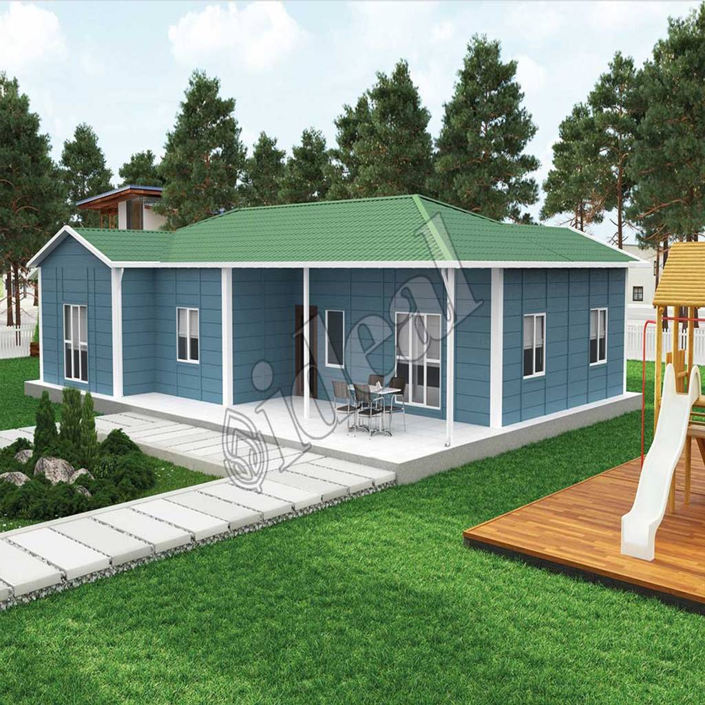 Prefabrik ev 166 m² i̇deal ev (prefabrik evim) modern yönlendirilmiş