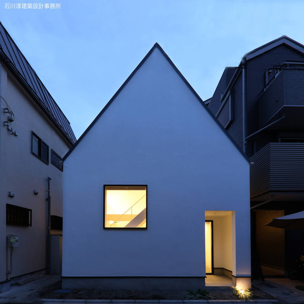 石川淳建築設計事務所 Small Houses White Homify 石川淳建築設計事務所 Small Houses White Homify