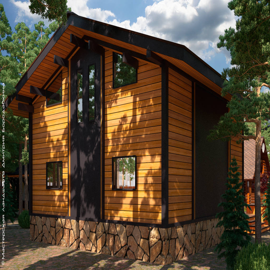 Skandinavische häuser von мастерская ландшафта дмитрия бородавкина