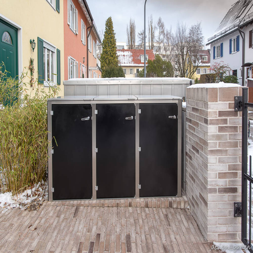 Mülltonnenbox boxx in münchen, farbe black homify