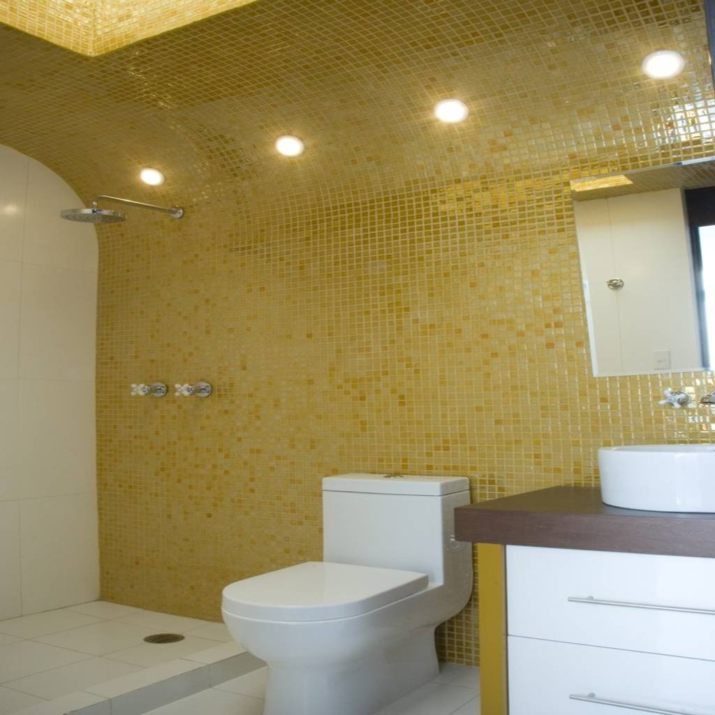 Baño amarillo baños modernos de estudio af moderno azulejos | homify