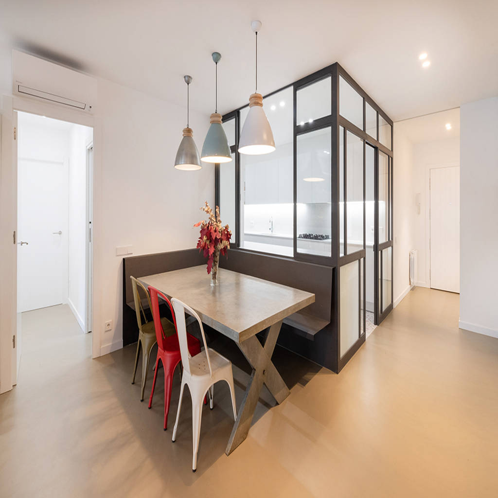 Piso moderno barcelona sant gervasi comedores de estilo moderno de lf24