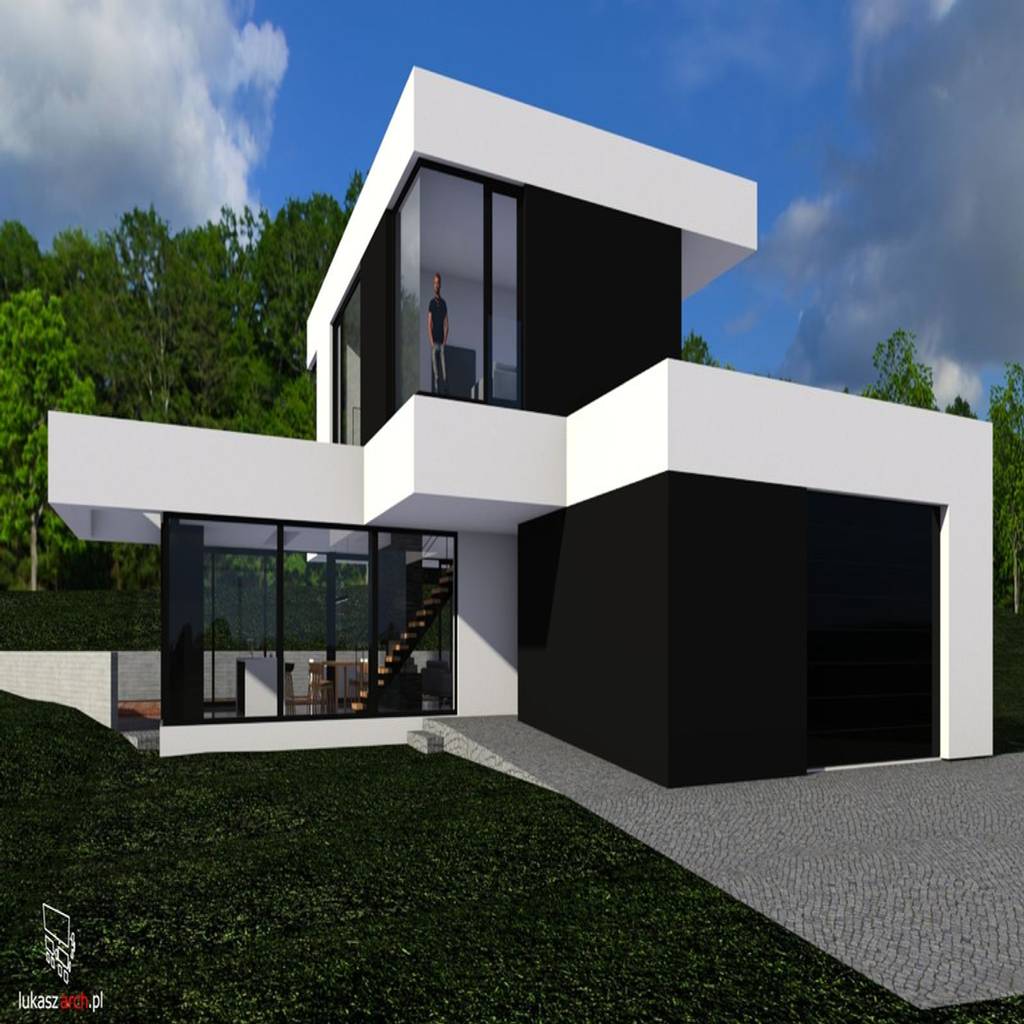 모던스타일 주택 by łukasz ładziński architekt 모던 | 호미파이 & homify