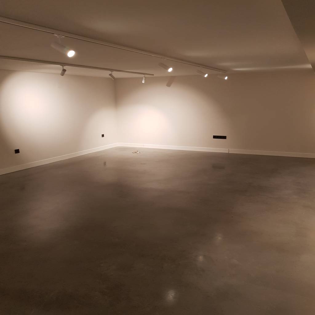 Sótano terminado en hormigón pulido de modular home moderno | homify