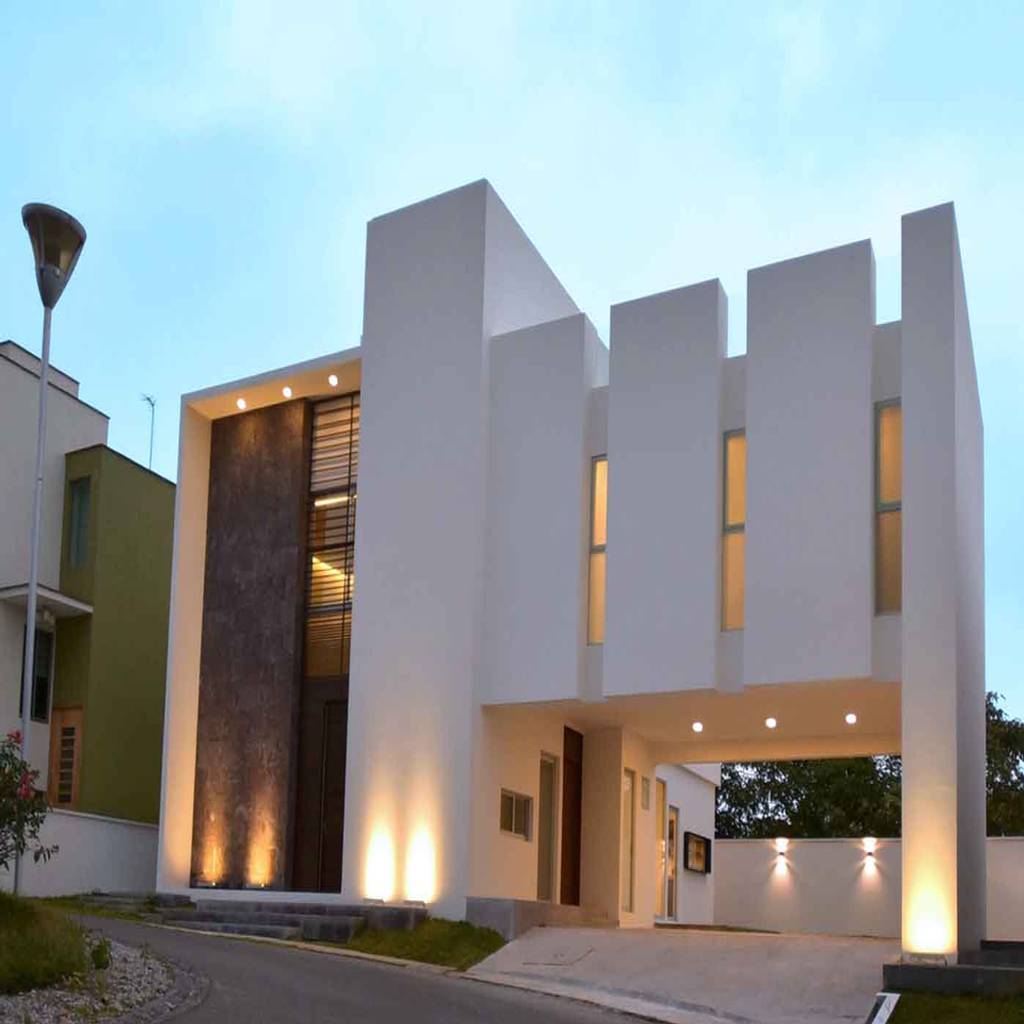 Fachada principal grupo wall arquitectura y diseño sa de