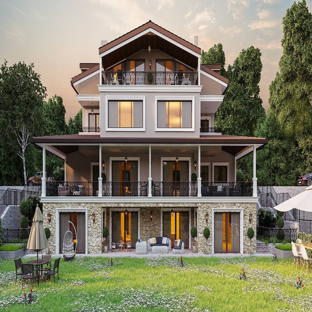 Ş. öner villa modern evler ante mi̇marlik modern homify