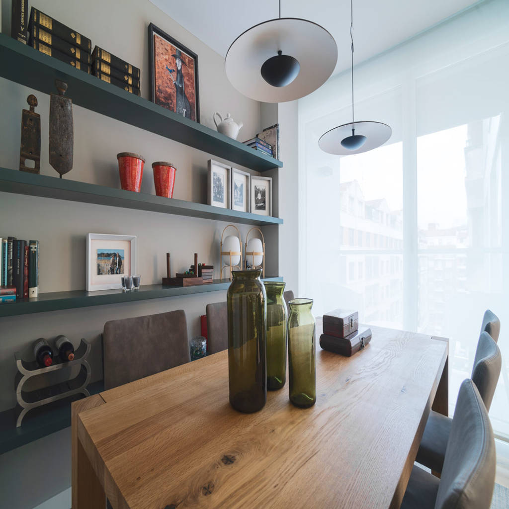 Piso en indautxu – urbana interiorismo salones modernos de urbana
