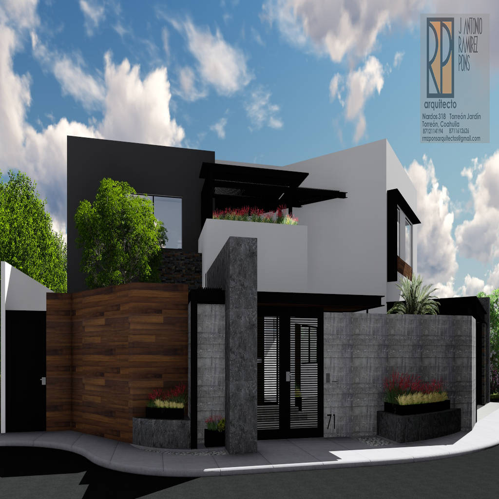 Casa h de ramírez pons arquitectos moderno | homify