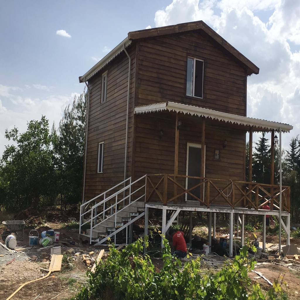 Gölbaşı yapipan sip panel ev modern yönlendirilmiş yonga levha homify