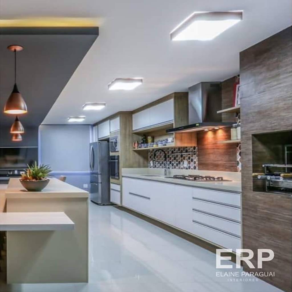 Cozinha Gourmet Por Elaine Paraguai Erp Interiores Moderno Homify