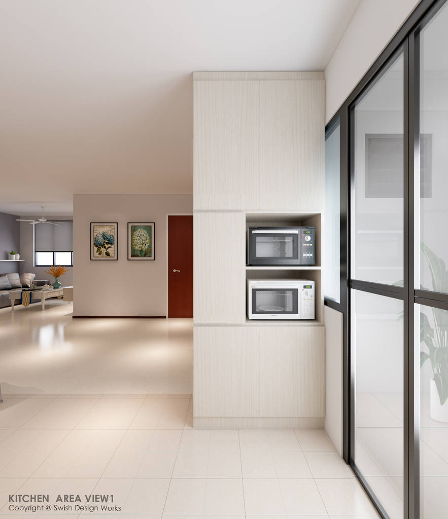 Kitchen Tall Unit Modern Kitchen By Swish Design Works Modern Plywood Homify