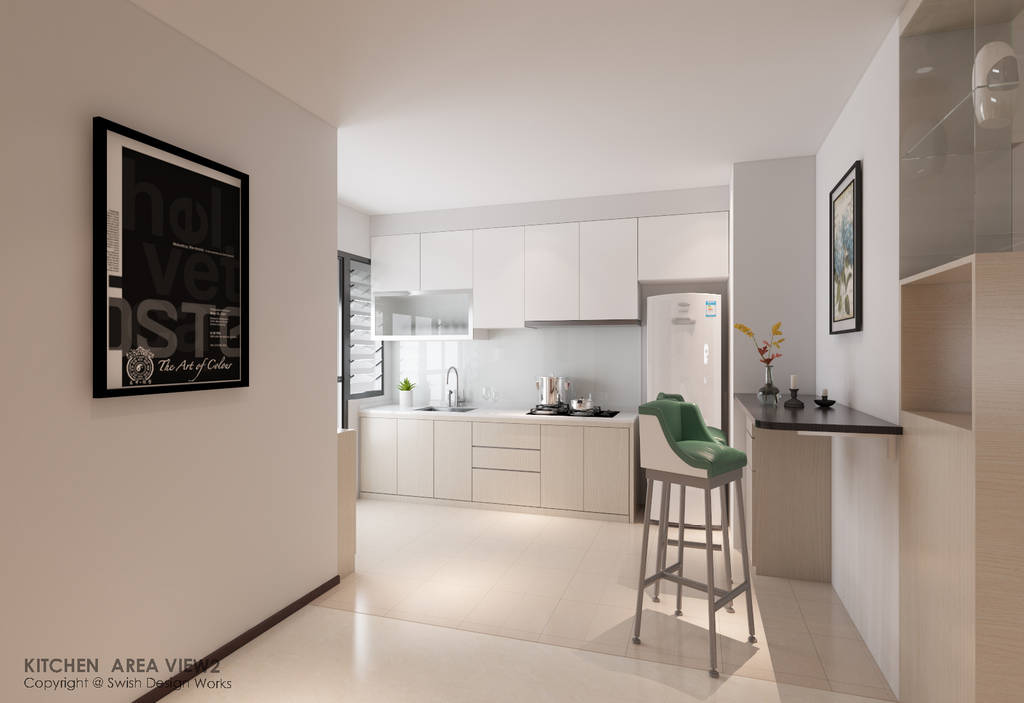 Kitchen Cabinets Modern Kitchen By Swish Design Works Modern Plywood Homify