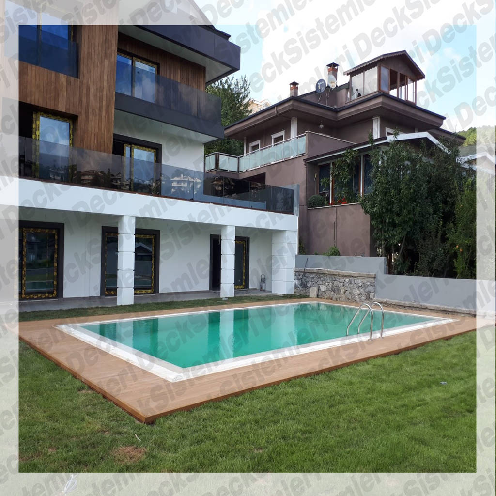Havuz Kenari L Bahce L Balkon L Teras Modern Havuz Deck Sistemleri Modern Ahsap Plastik Kompozit Homify