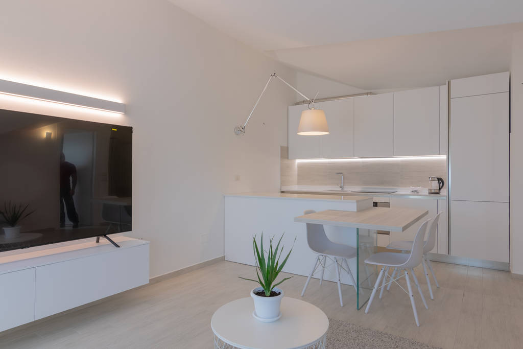 Interior design - casa ag total white cucina moderna di ...