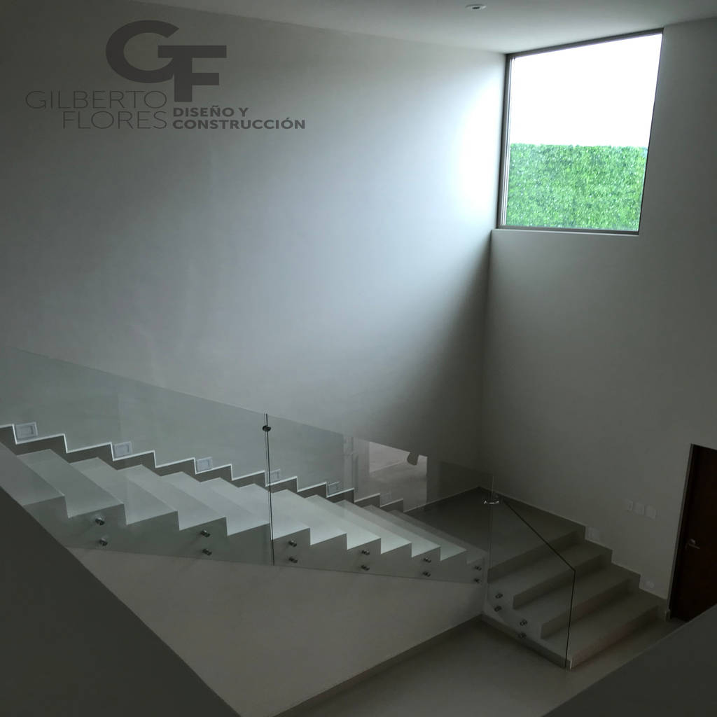 Escalera doble altura gf arquitectos escaleras concreto reforzado