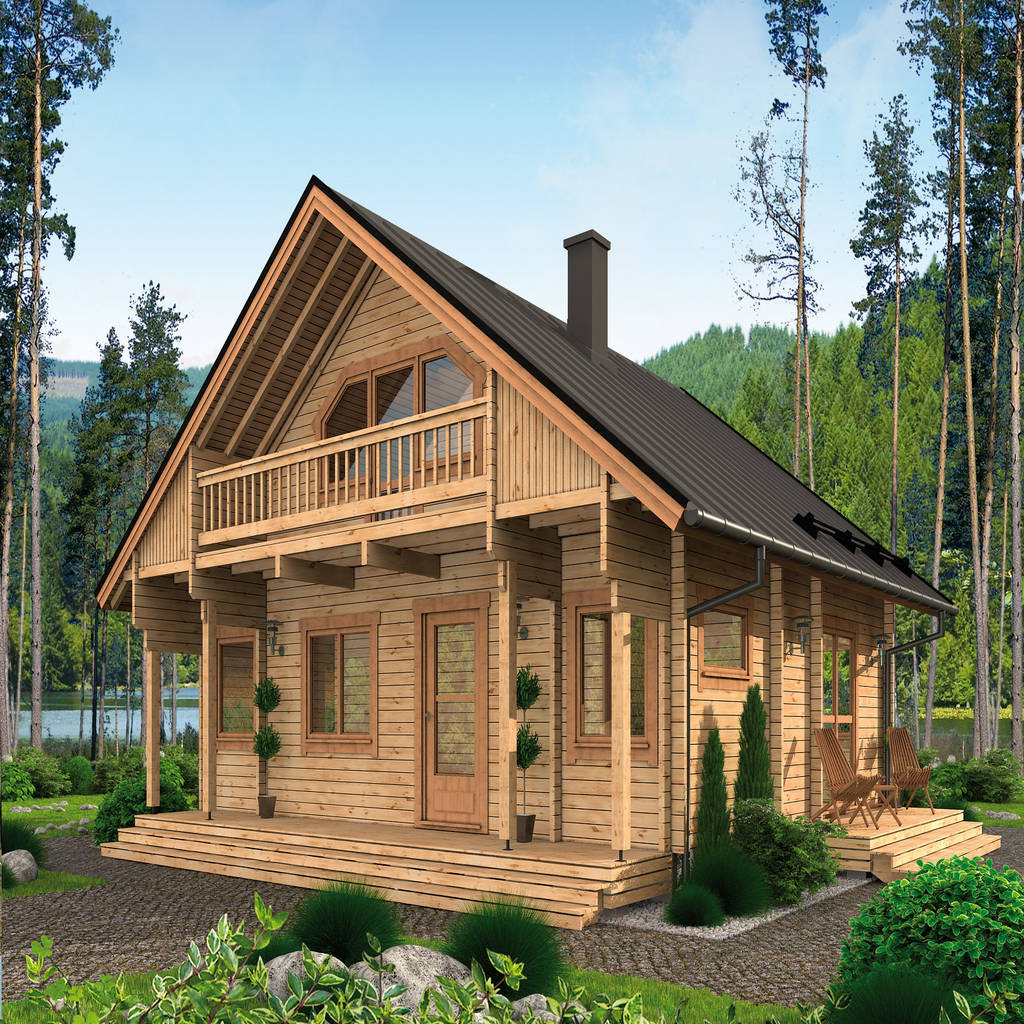 Oleh Thule Blockhaus Gmbh Ihr Fertigbausatz Fur Ein Holzhaus Rustic Kayu Wood Effect Homify