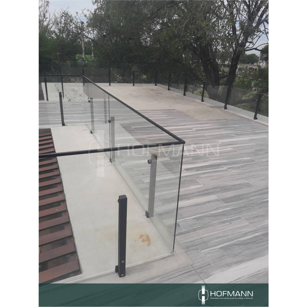 Baranda de vidrio para terraza y baño en las corzuelas – córdoba