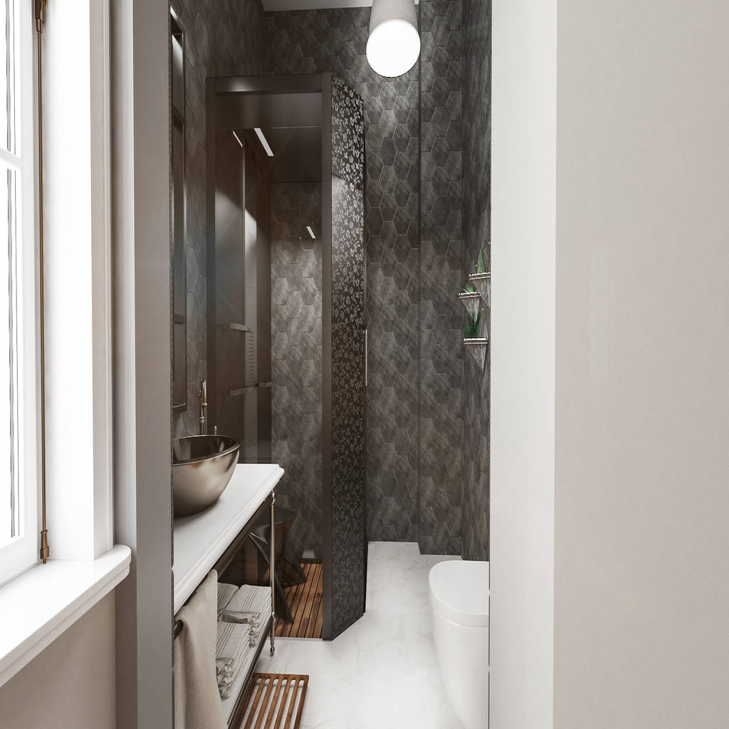 Tarabya aile evi. yatak odası banyosu eklektik banyo diagon designworks