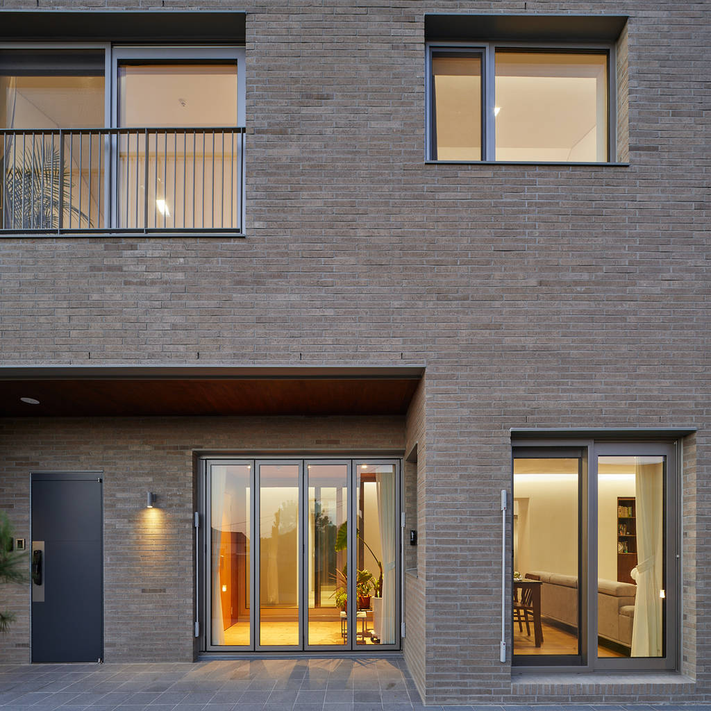 서가 건축사사무소 casas modernas ladrillos gris | homify