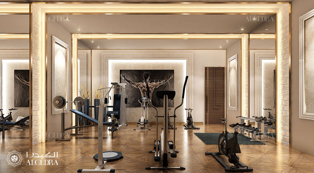Modern gym interior design, algedra interior design | homify