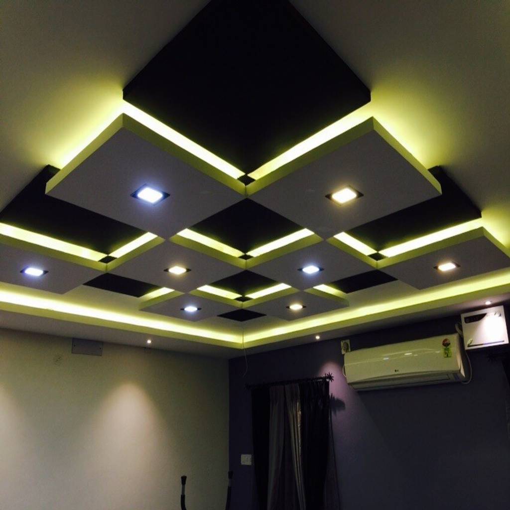 False ceiling for entertainment room td studio modern media room homify