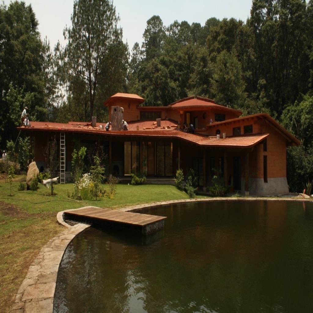 Vista desde el lago tr arquitectos casas modernas | homify