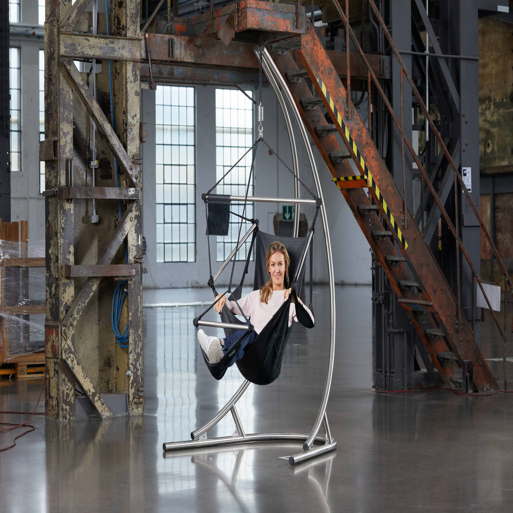 Hängesessel one leder, der luxuriöse platz in deinem arbeitszimmer oder