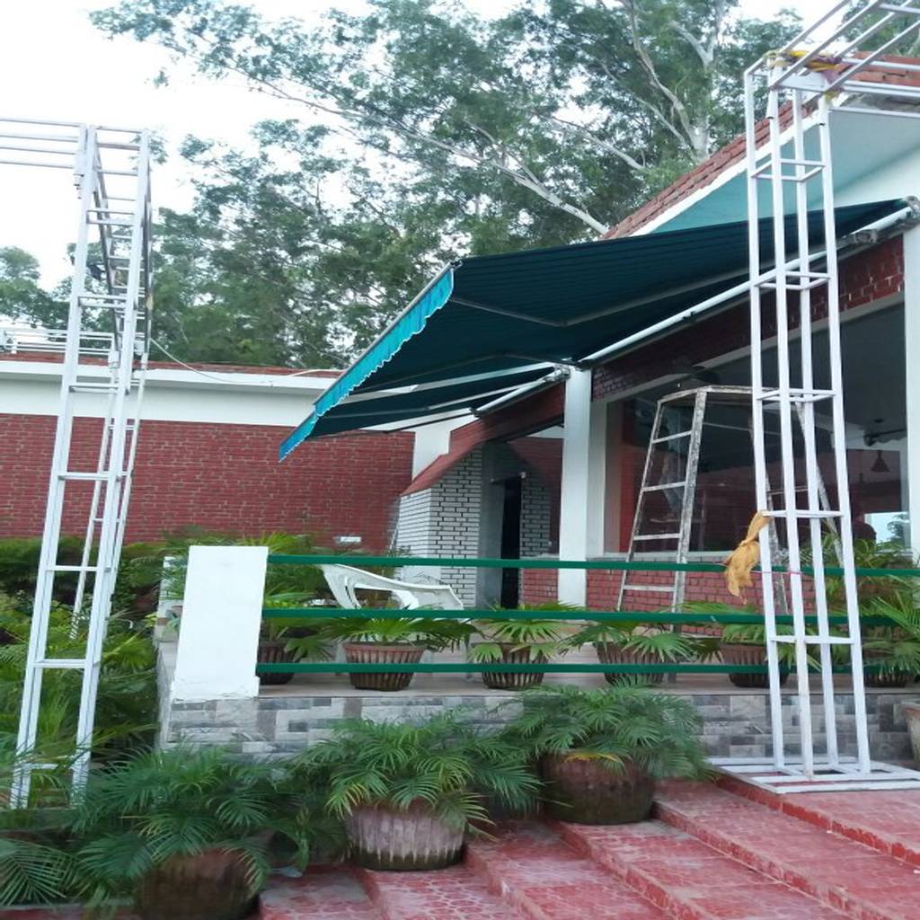 Designer awning for balcony homify