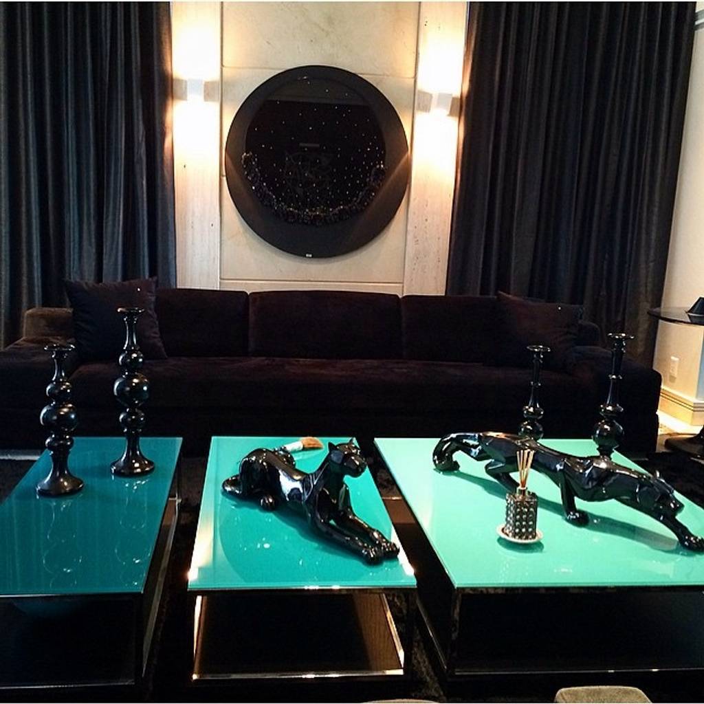 Sala de estar turquesa aadna.design salas de estar modernas | homify