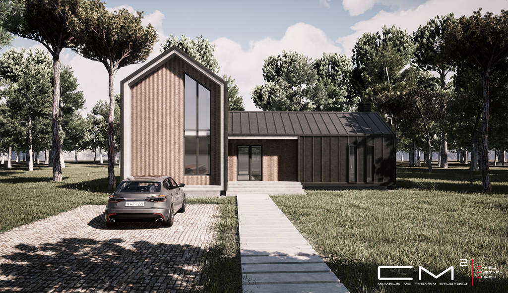 Hafi̇f çeli̇k loft seri̇ / large (4+1 dubleks) cm² mimarlık ve tasarım