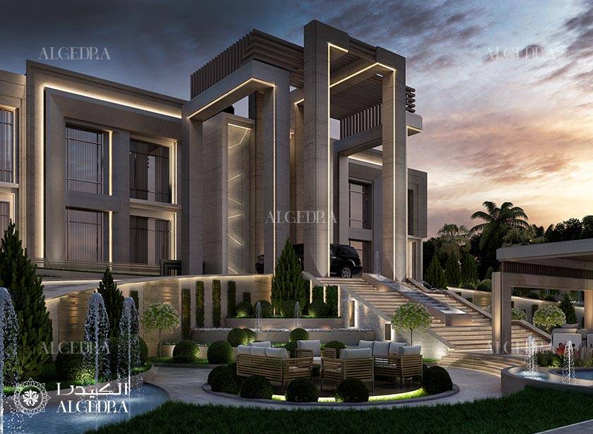 Luxury modern villa design in dubai, algedra interior design | homify