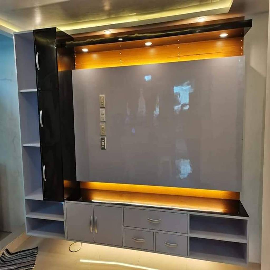 Tv units, setup interiors homify