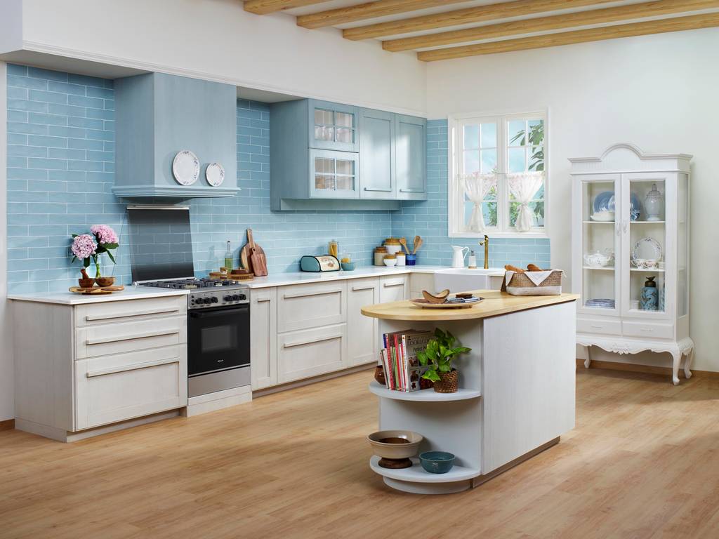 The vintage connoisseur—modular kitchen from sleek by asian paints | homify
