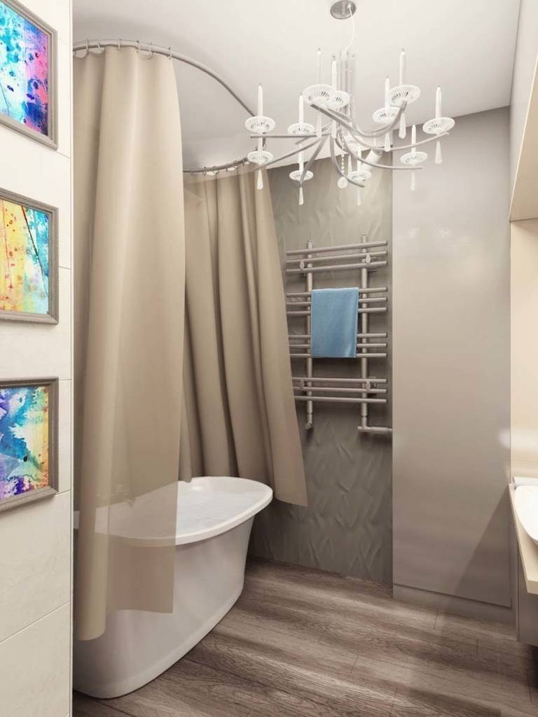 moderne Badezimmer Bilder von Студия дизайна интерьера "Золотое сечение