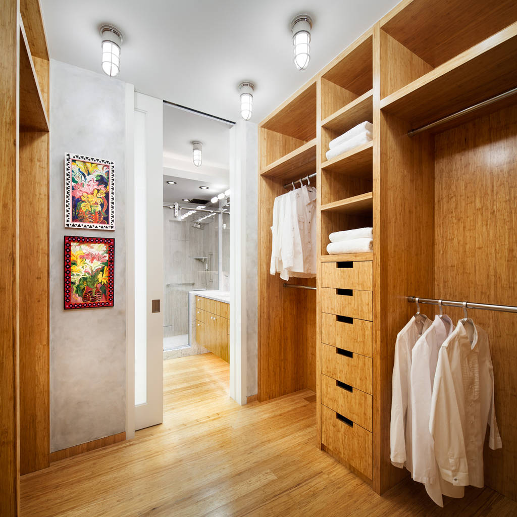 Tall narrow dresser for a contemporary closet with a medium .