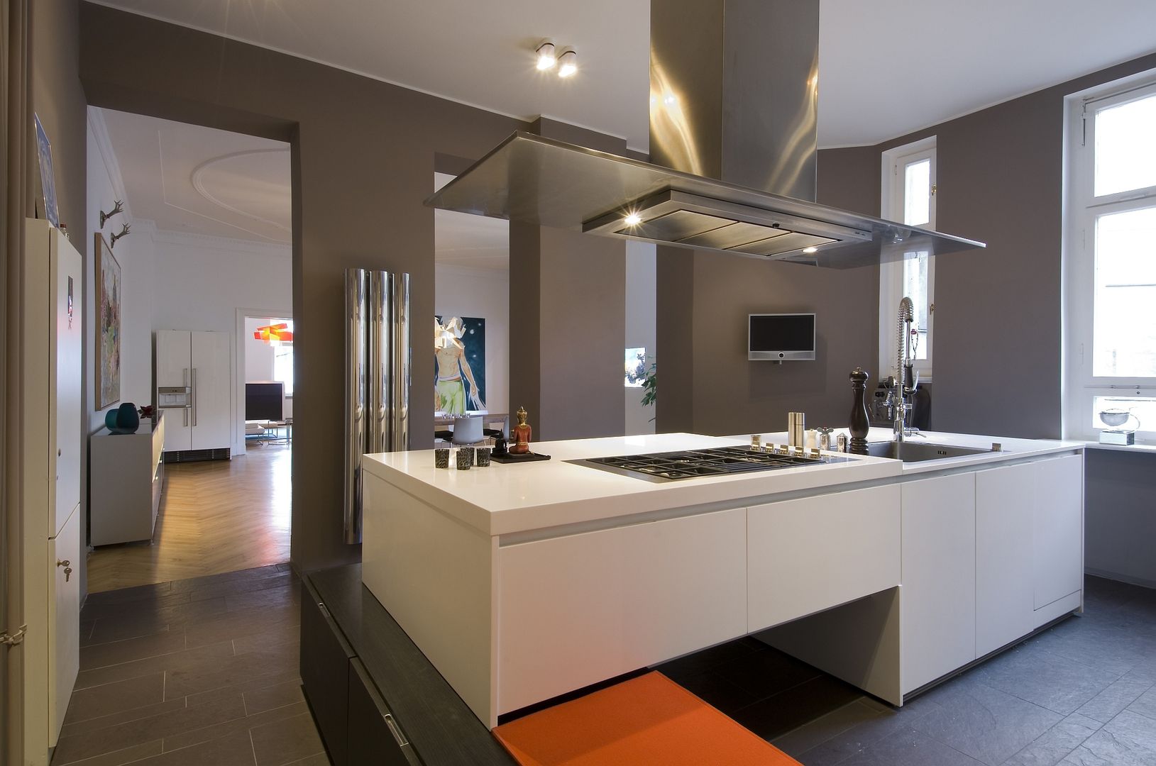 Apartment Berlin Wilmersdorf, BERLINRODEO interior concepts GmbH BERLINRODEO interior concepts GmbH Modern kitchen