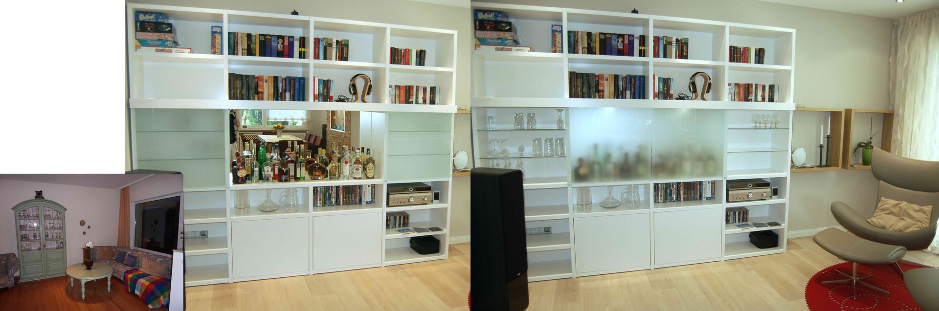 Neues Wohn/Ess/Musikzimmer in Wiesbaden homify Modern Oturma Odası