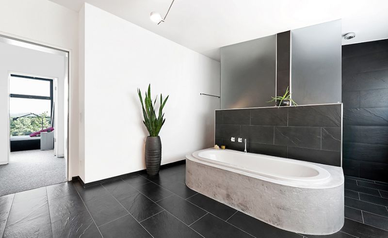 Wohnhaus T , [lu:p] Architektur GmbH [lu:p] Architektur GmbH Phòng tắm: thiết kế nội thất · bố trí · ảnh