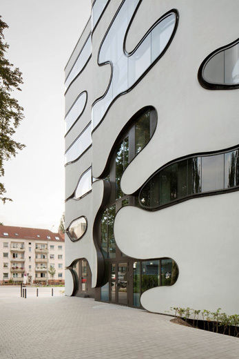 SCHLUMP ONE - Office Complex and University Building, Hamburg, J.MAYER.H J.MAYER.H Commercial spaces