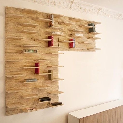 TIBOO, Komat Komat Ruang keluarga: Ide desain interior, inspirasi & gambar Shelves