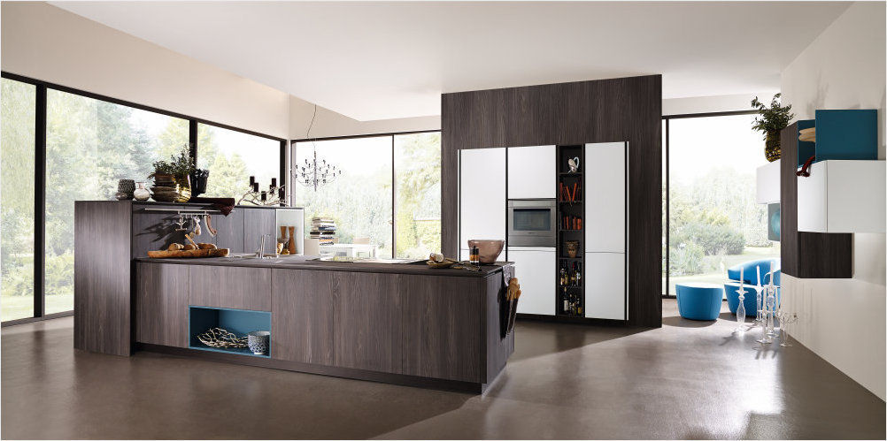 Küchenfronten - Holz, ALNO AG ALNO AG Modern kitchen