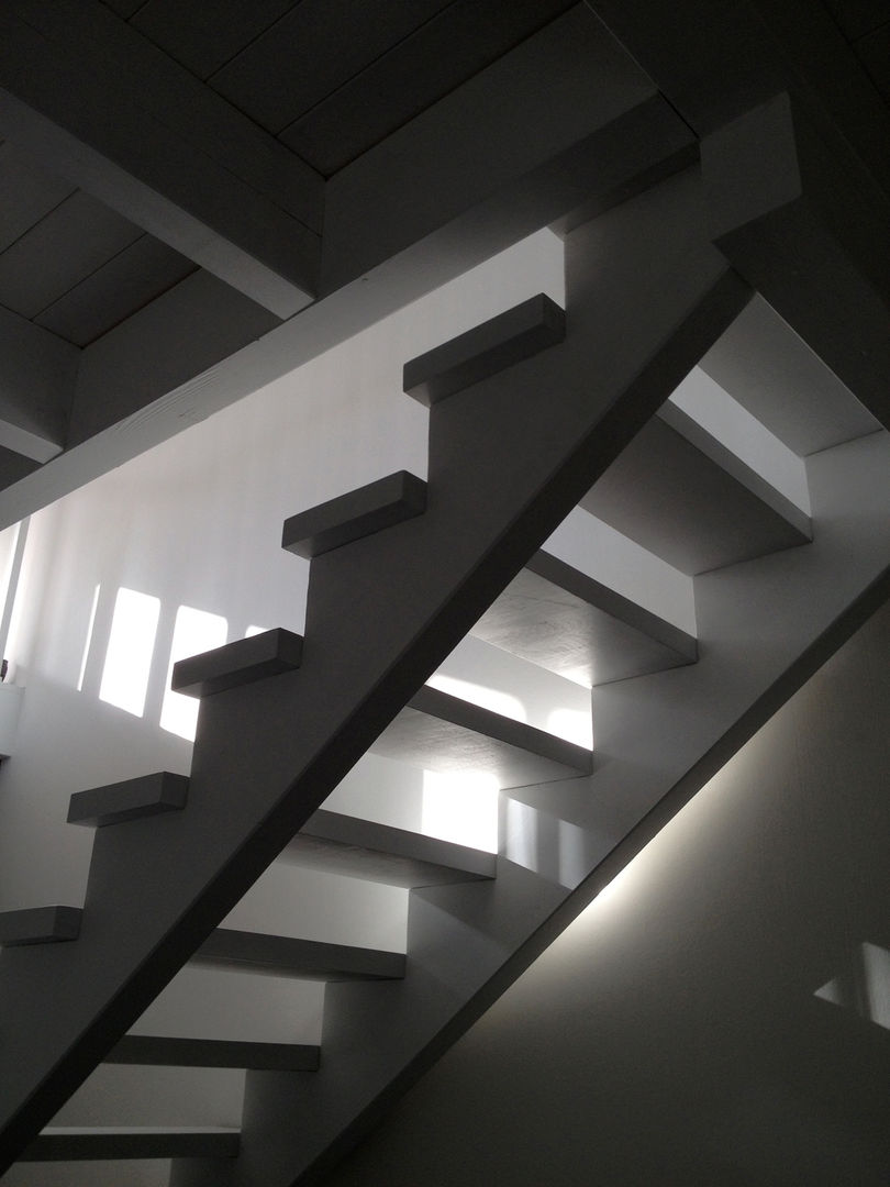 Haus B, cordes architektur cordes architektur Country style corridor, hallway& stairs