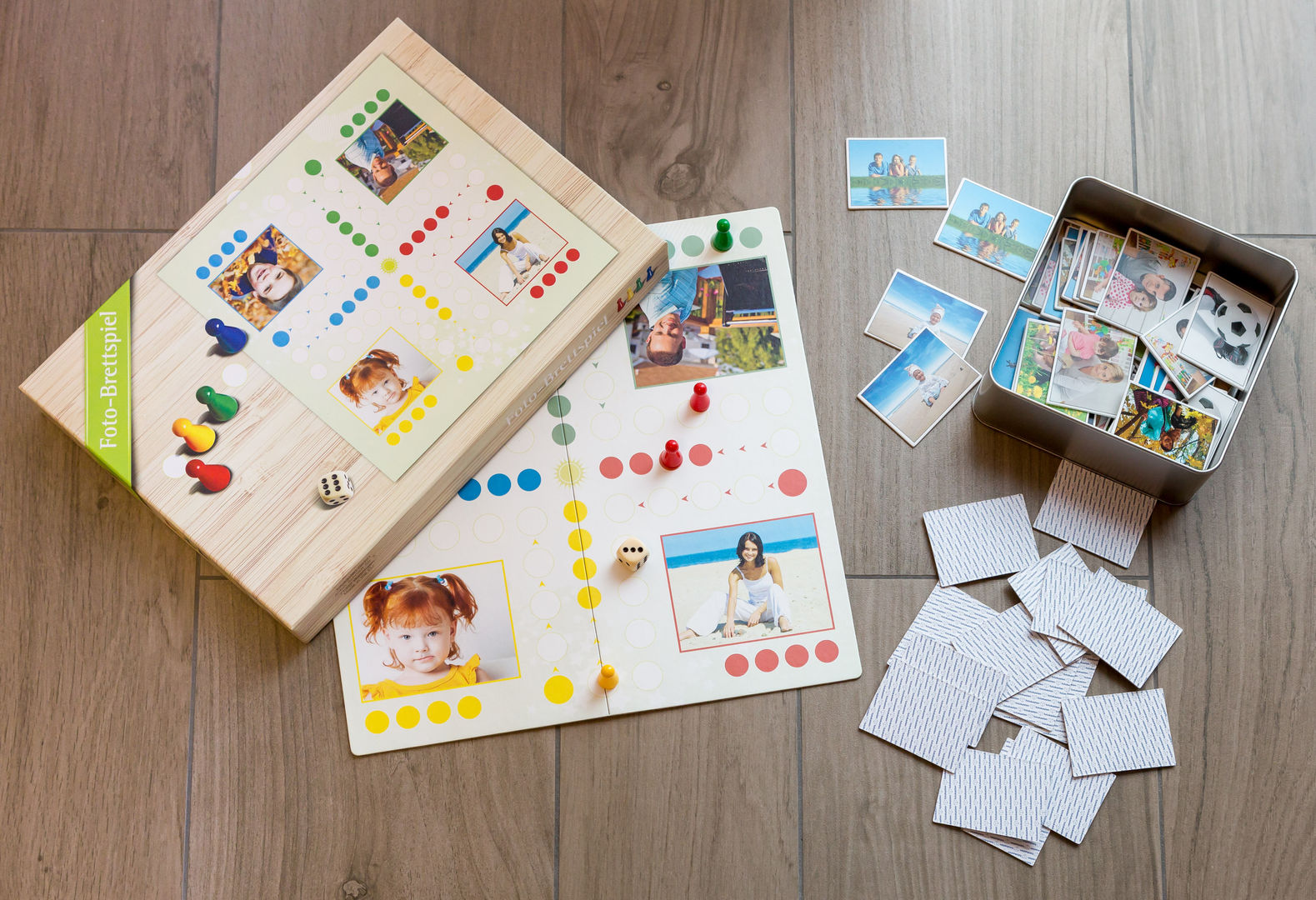 Foto-Brettspiel und Foto-Memo fotokasten GmbH Ausgefallene Kinderzimmer Accessoires und Dekoration