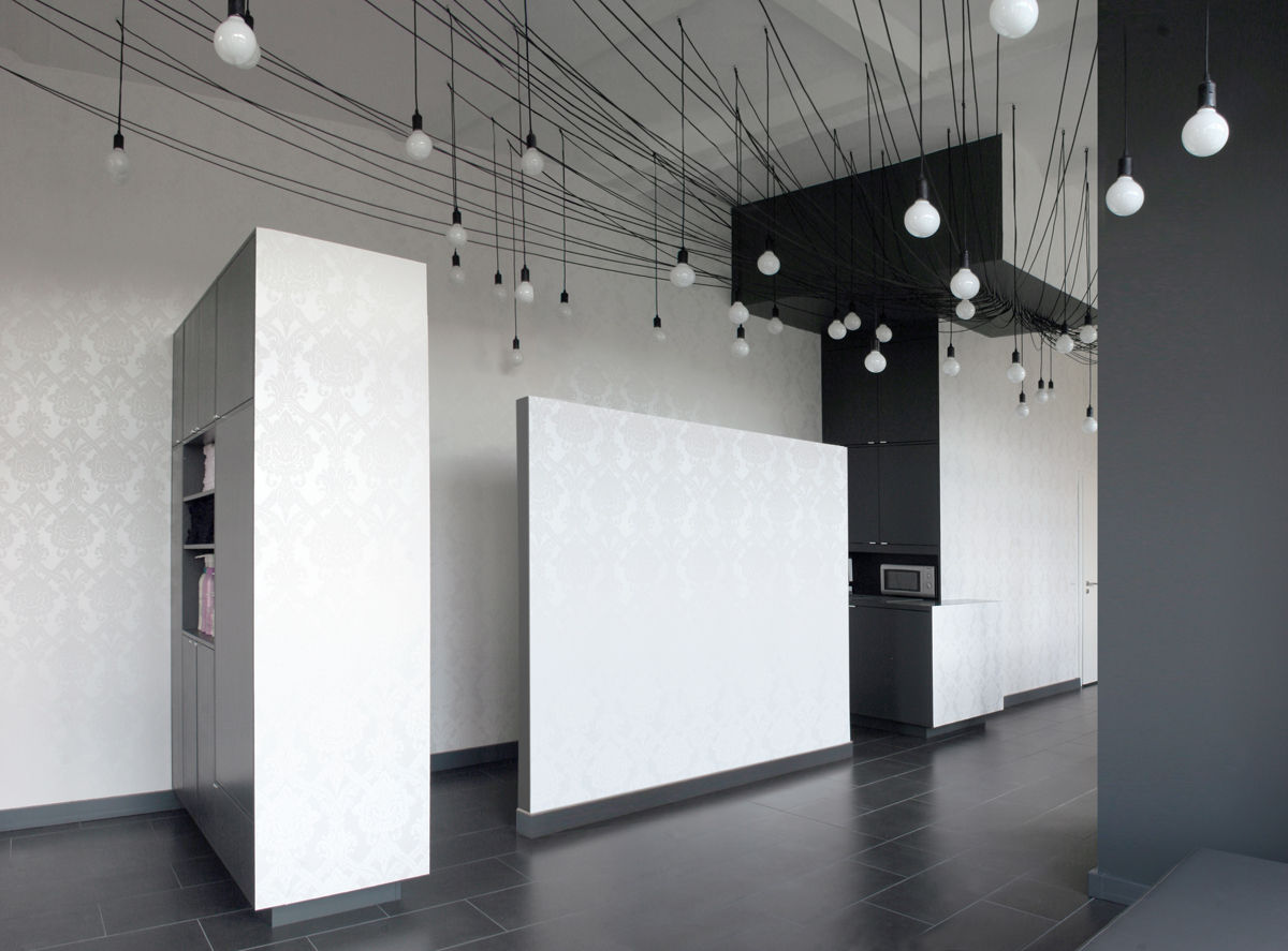 Haarwerk, Hackenbroich Architekten Hackenbroich Architekten Commercial spaces Offices & stores