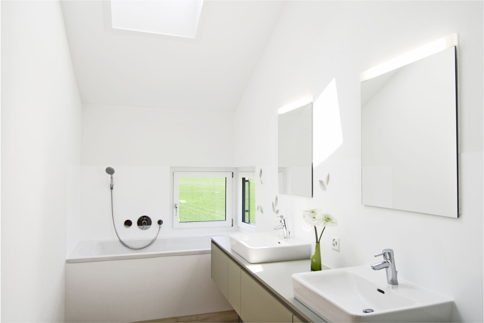 Einfamilienhaus Benken, Fäh Architektur Fäh Architektur Modern bathroom